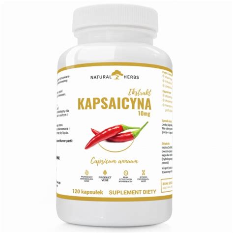 KAPSAICYNA EKSTRAKT 10mg ODCHUDZANIE 120 Kaps ARAM Natura