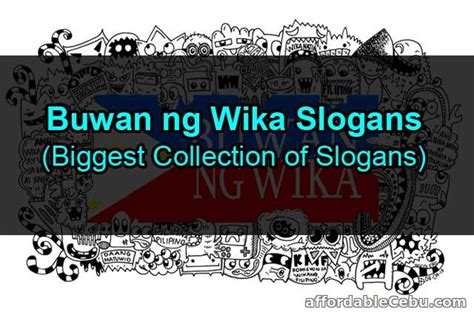 Slogan Examples Buwan Ng Wika