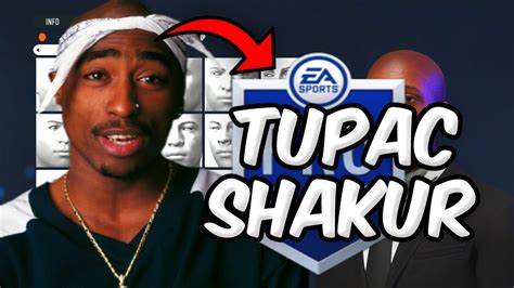 Fifa Virtual Pro Lookalike Tutorial Tupac Shakur Youtube