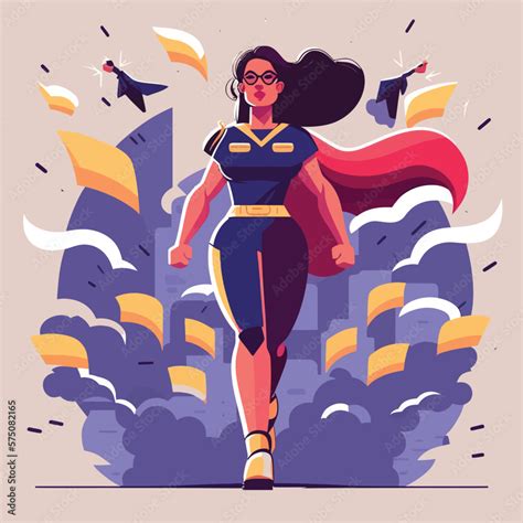 Superwomen Vector Illustration For Poster Banner T Shirt Design Etc