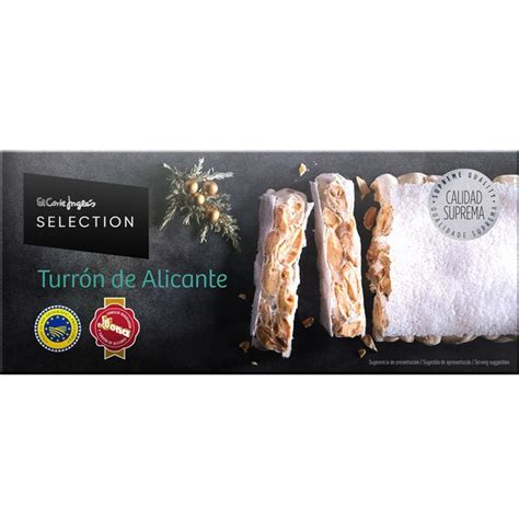 Turrón duro de Alicante Calidad Suprema IGP Jijona tableta 250 g EL