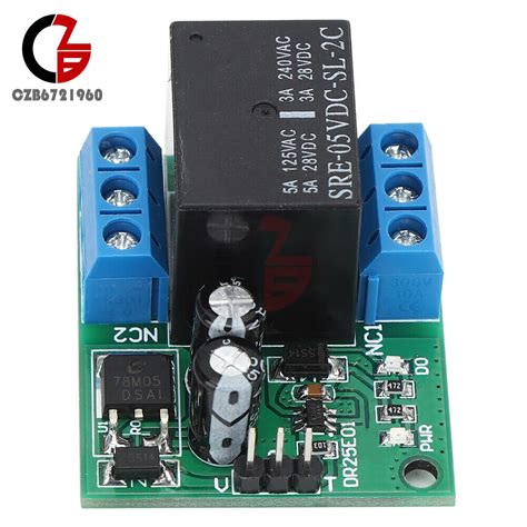 Double Pole Throw DPDT Self Locking Bistable Relay Module DC 5V DC 6