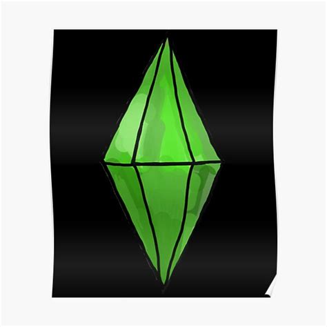 Giant Plumbob Premium Poster For Sale By OpasMarc Redbubble