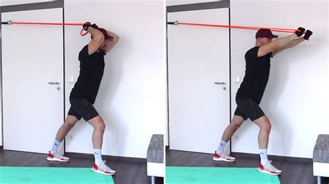 Triceps Overhead Extension With Resistance Bands Biqbandtraning