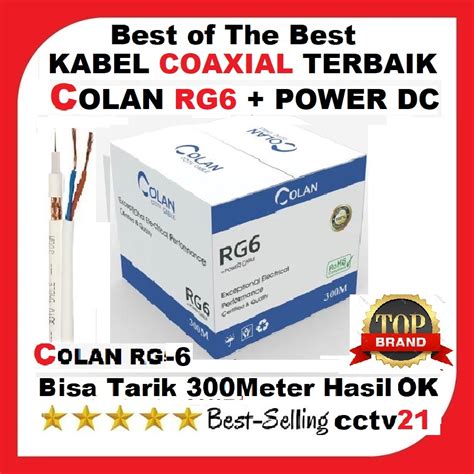 Kabel Coaxial Terbaik Colan Rg Power Dc M Tarikan Utk Gambar Bisa