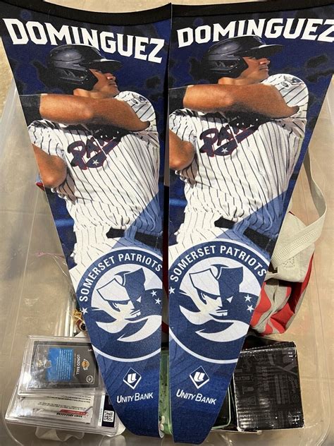 Jasson Dominguez Somerset Patriots Yankees Aa Affiliate Pennant Sga 5 16 23 Ebay