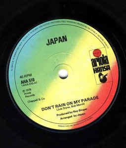 Japan - Don't Rain On My Parade (1978, Vinyl) | Discogs