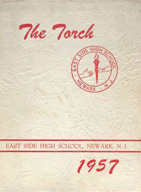 1957 yearbook from East Side High School from Newark, New Jersey