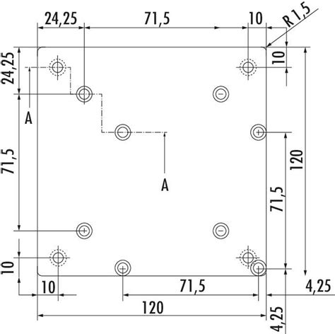 Rhodos Square Foot Aluminium