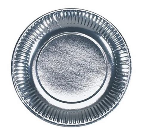 8 Inch Silver Foil Paper Plate At Rs 1 Piece Silver Paper Dish In