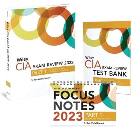 Wiley CIA 2023 Part 1 Exam Review Test Bank Focus Notes