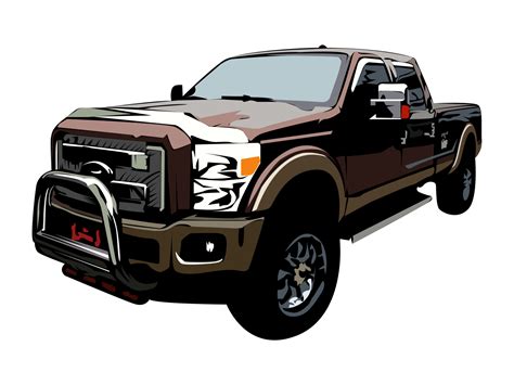 Truck 4X4 illustration by masuda072020@gmail.com on Dribbble