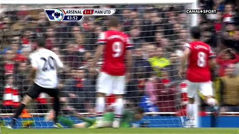 Arsenal Vs Manchester United 1 1 All Goals HD 2013 YouTube