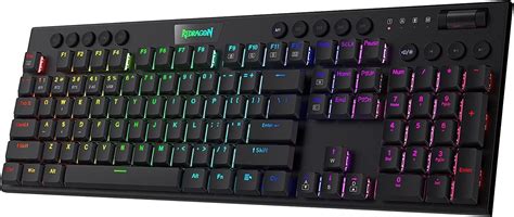 Redragon K Horus Teclado Rgb Mec Nico Bluetooth Ghz Cableados