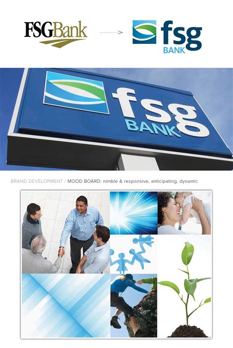 fsg bank rebranding  behance