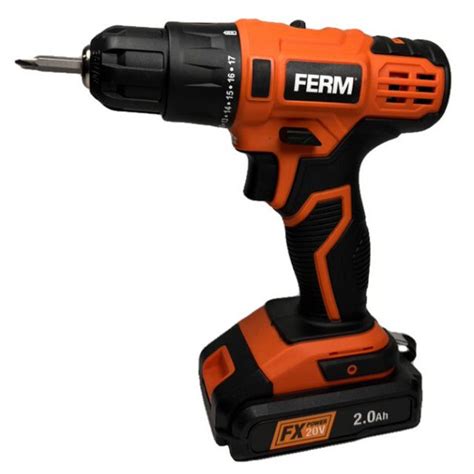 дрель шуруповерт FERM CDM1164 20В Li ion 2 0Ач 1 аккумулятор FX Power