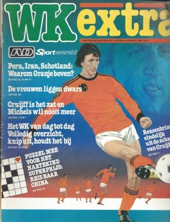 AD Sportwereld Special WK Extra 1978 Antiquesportsbooks