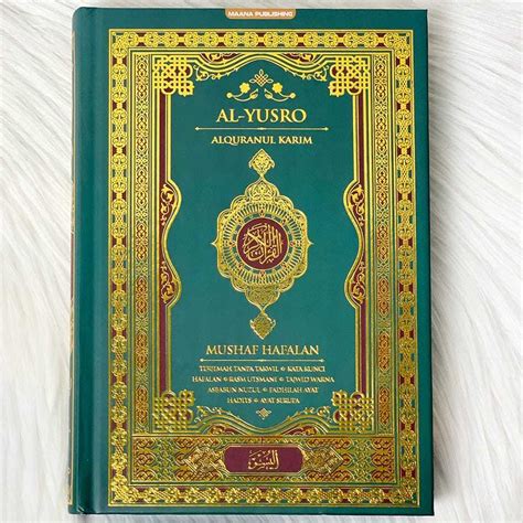 Jual Mushaf Hafalan Rasm Utsmani Madinah Al Yusro Terjemah Tanpa Takwil