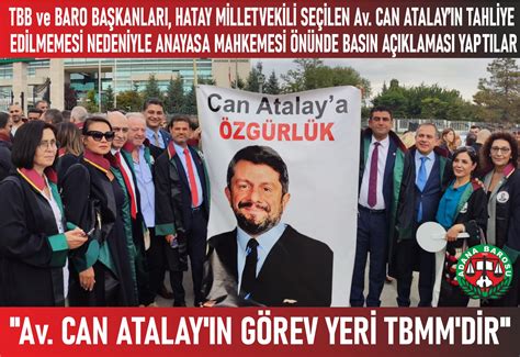 TBB ve BARO BAŞKANLARI HATAY MİLLETVEKİLİ SEÇİLEN Av CAN ATALAYIN