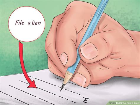 How To File A Lien Steps With Pictures Wikihow