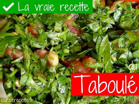 Le Vrai Taboul Libanais Recette Taboul Taboul Et Taboul Libanais 81216