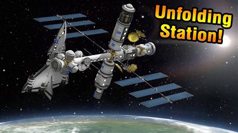 Ksp Unfolding Robotic Space Station Youtube