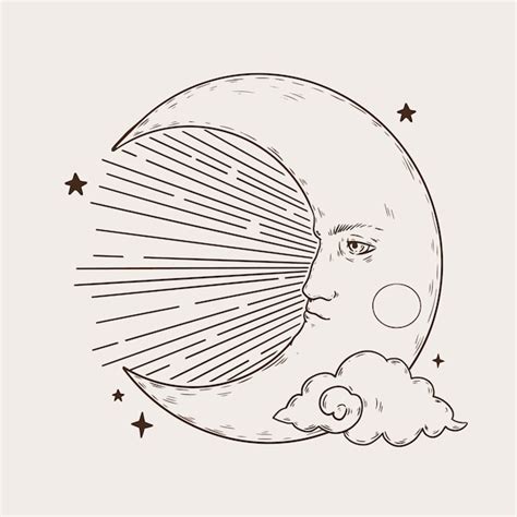 Moonrise Drawing Images Free Download On Freepik