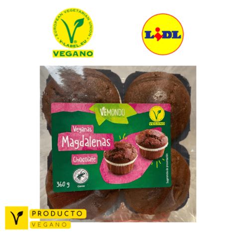 Magdalenas Veganas Lidl Producto Vegano