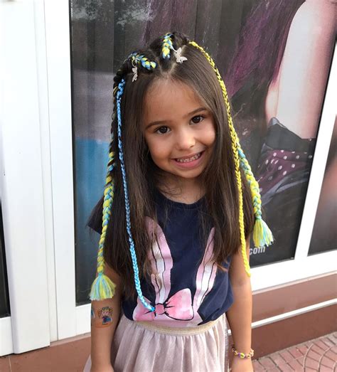 ️Hair Mila ️ on Instagram: “🌈Шарени и цветни плитки с бижута за коса🌸 💆 ...