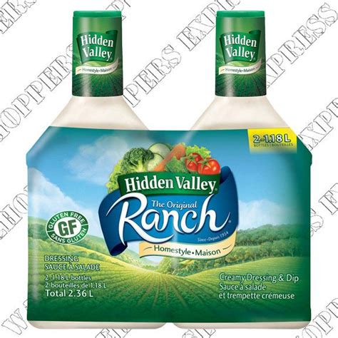 Hidden Valley Homestyle Ranch Salad Dressing Warehouse Shoppers Express