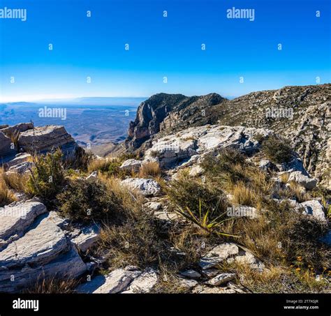 Overlooking El Capitan Above The Chihuahua Desert Near The Guadalupe