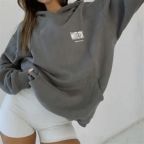 White Fox Hoodie🩶 🩶brand New Got It For Depop