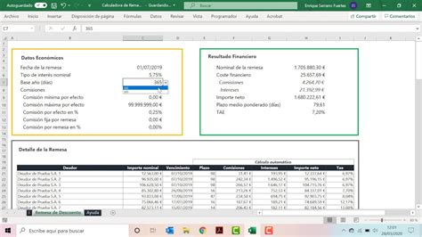 Plantillas Excel Descuento De Remesa YouTube