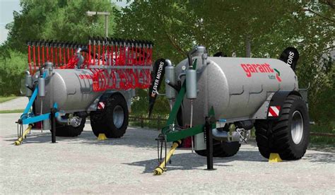 FS22 Galvanized Slurry Tank Set v 1 0 0 0 Liquid Manure Mod für