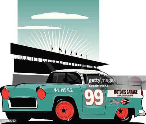 Cartoon Race Car Images High Res Illustrations Getty Images