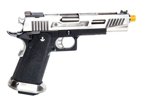 Comprar Hi Capa 5 1 T Rex Silver WE Pistola Airsoft GBB A Gas