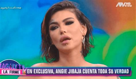 Angie Jibaja Reapareci Tras Intento De Suicidio Y Revel Que Cay En