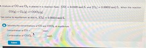 solved mixture    cl     reaction flask cheggcom
