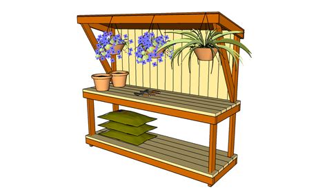 45 Diy Potting Bench Plans That Will Make Planting Easier Free