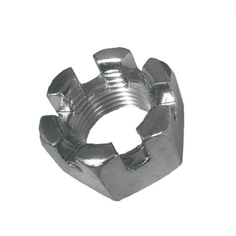 M20 Zinc Plated Steel Slotted Castle Nuts 2 5mm Pitch China Castle