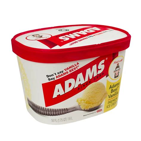 Adams Vanilla Ice Cream Shop Ice Cream At H E B