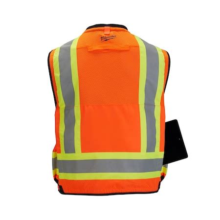 Milwaukee Tool Class 2 Surveyor S High Visibility Yellow Safety Vest