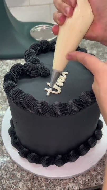 Black Heart Cake Pt 2 Youtube