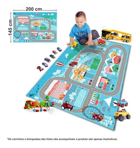 Tapete L Dico Mega Pista P Brincar Hot Wheels Play Frete Gr Tis