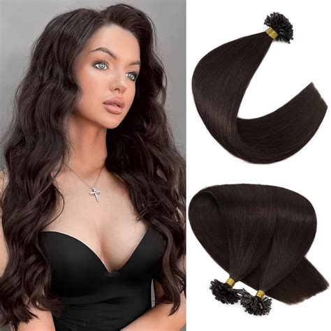 Amazon SLEEKALON U Tip Hair Extensions Real Human Hair Pre Bonded