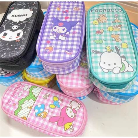 Jual TEMPAT PENSIL KARAKTER SANRIO TEMPAT PENSIL IMPORT KOTAK