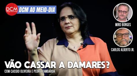 DCM ao Meio dia PSOL pede cassação de Damares governadora interina do