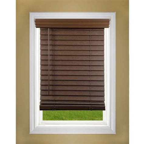 Faux Wood Home Depot Blinds at Diana Roberts blog