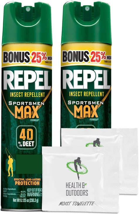 Amazon Repel Sportsmen Max Aerosol Insect Repellent Bonus 40