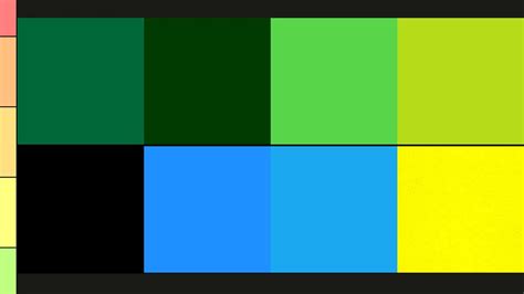 Green Or Not Green Tier List Youtube